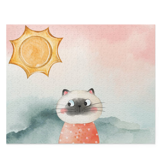 500-Piece Puzzle: Start Your Day with Your Feline Friend