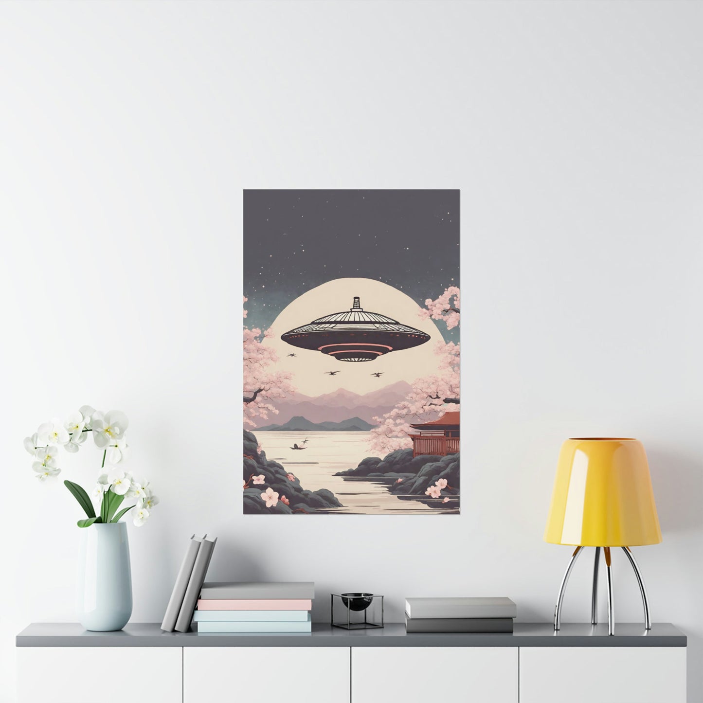 Japanese Vintage UFO Art Print