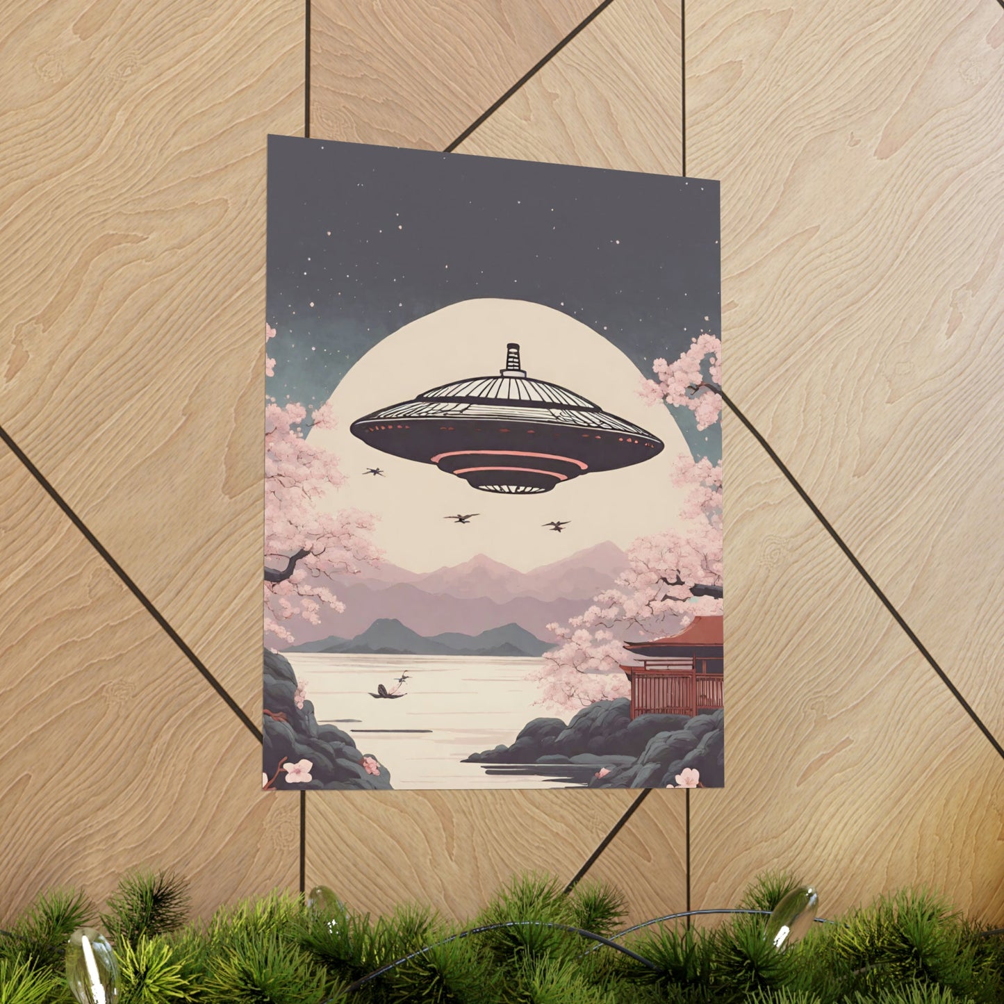 Japanese Vintage UFO Art Print