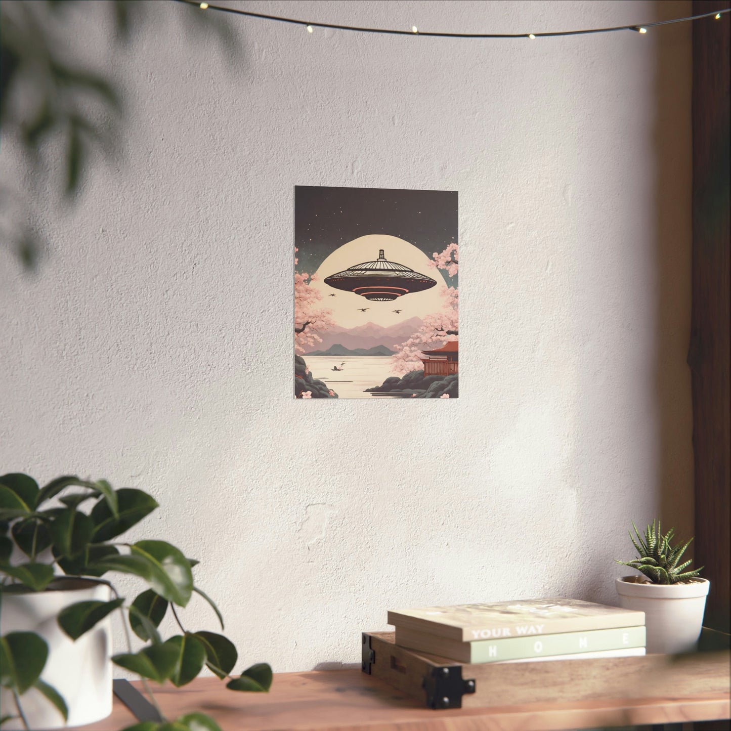 Japanese Vintage UFO Art Print