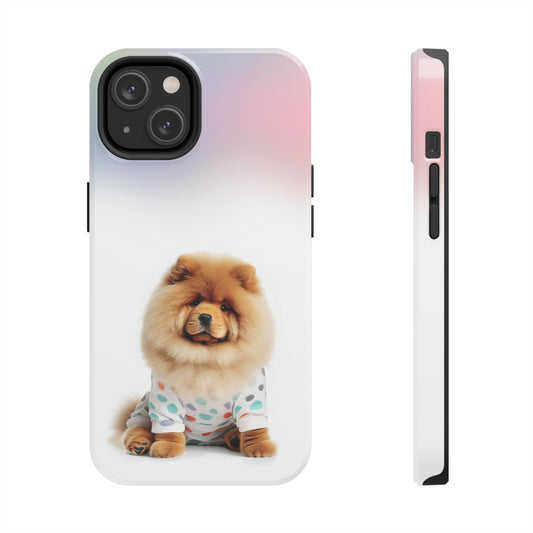 Wireless Charging Fluffy Chow Chow Dog iPhone Case - Retaining the Essence of the Product with a Fresh Twist