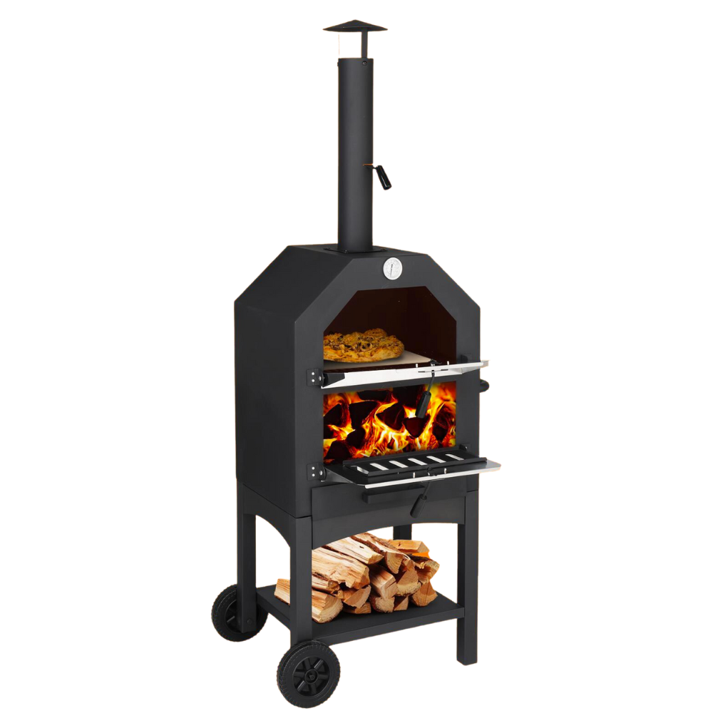 Outdoor Pizza Oven - Portable and Convenient for BBQ