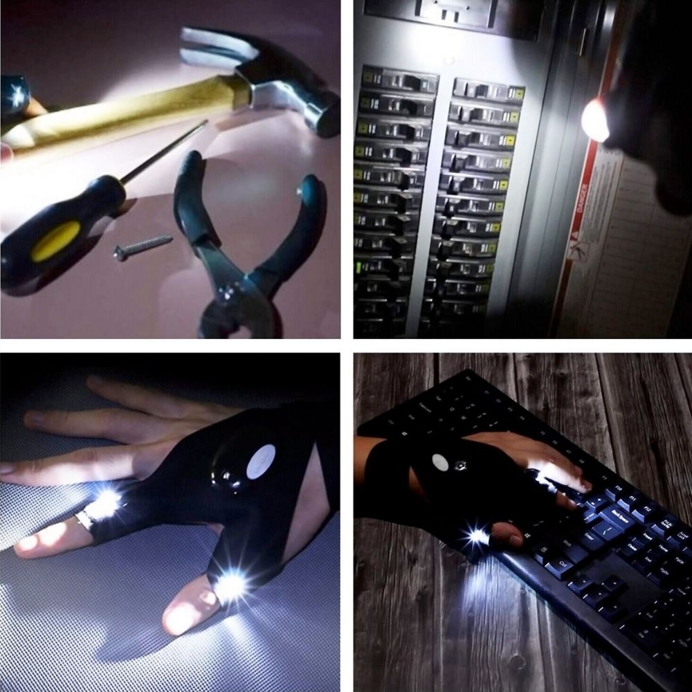 LED Multipurpose Flashlight Gloves