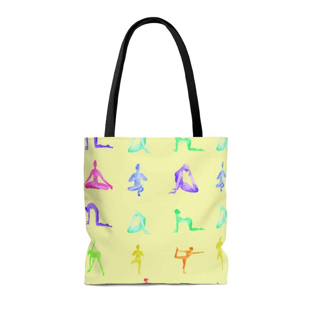 Medium Yellow Tote Bag for Your Everyday Yoga Essentials at the Sanctuary