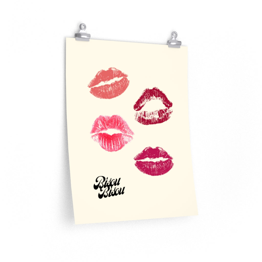 Kisses Bisou Bisou Poster