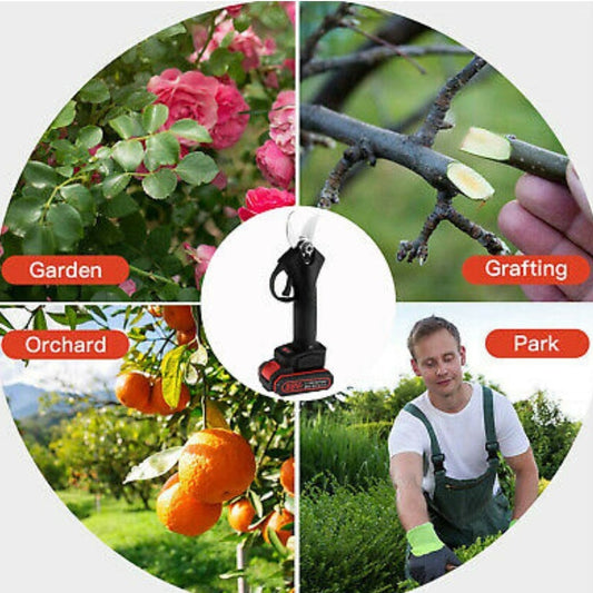 Cordless Pruning Shears with Rechargeable Battery