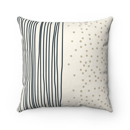 Vertical Black Striped Abstract Pillow for Stylish Home Decor - Available in 4 Sizes