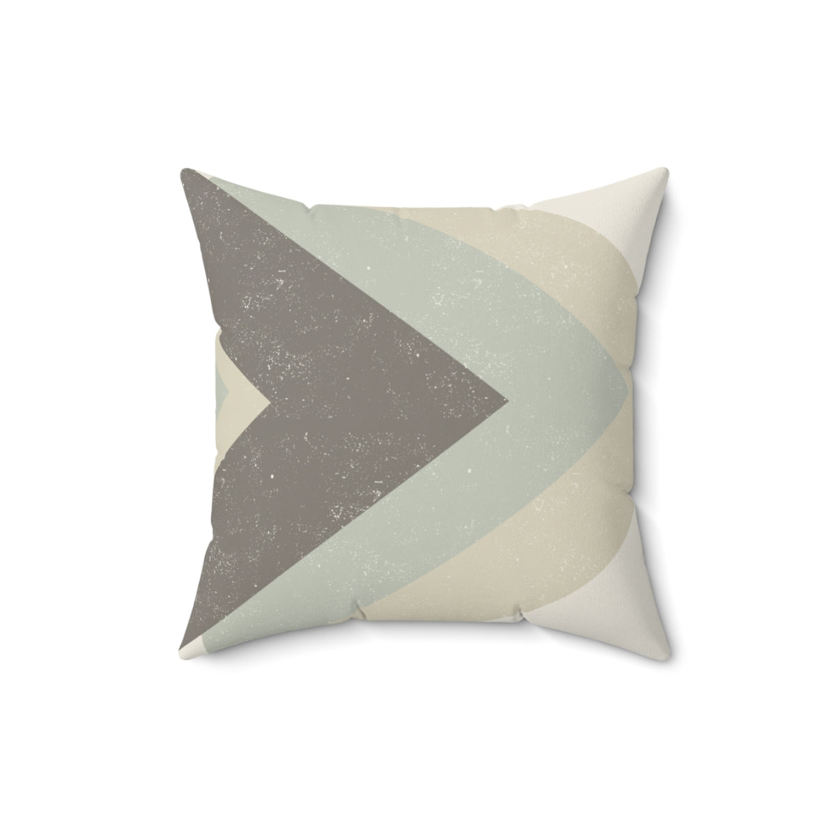 Arrow Design Throw Cushion - 20" x 20" with a Layered Look