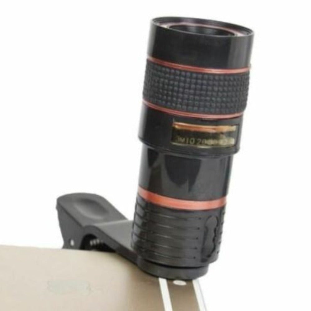 High-Definition Smartphone Lens with 8X Optical Zoom and Universal Clip
