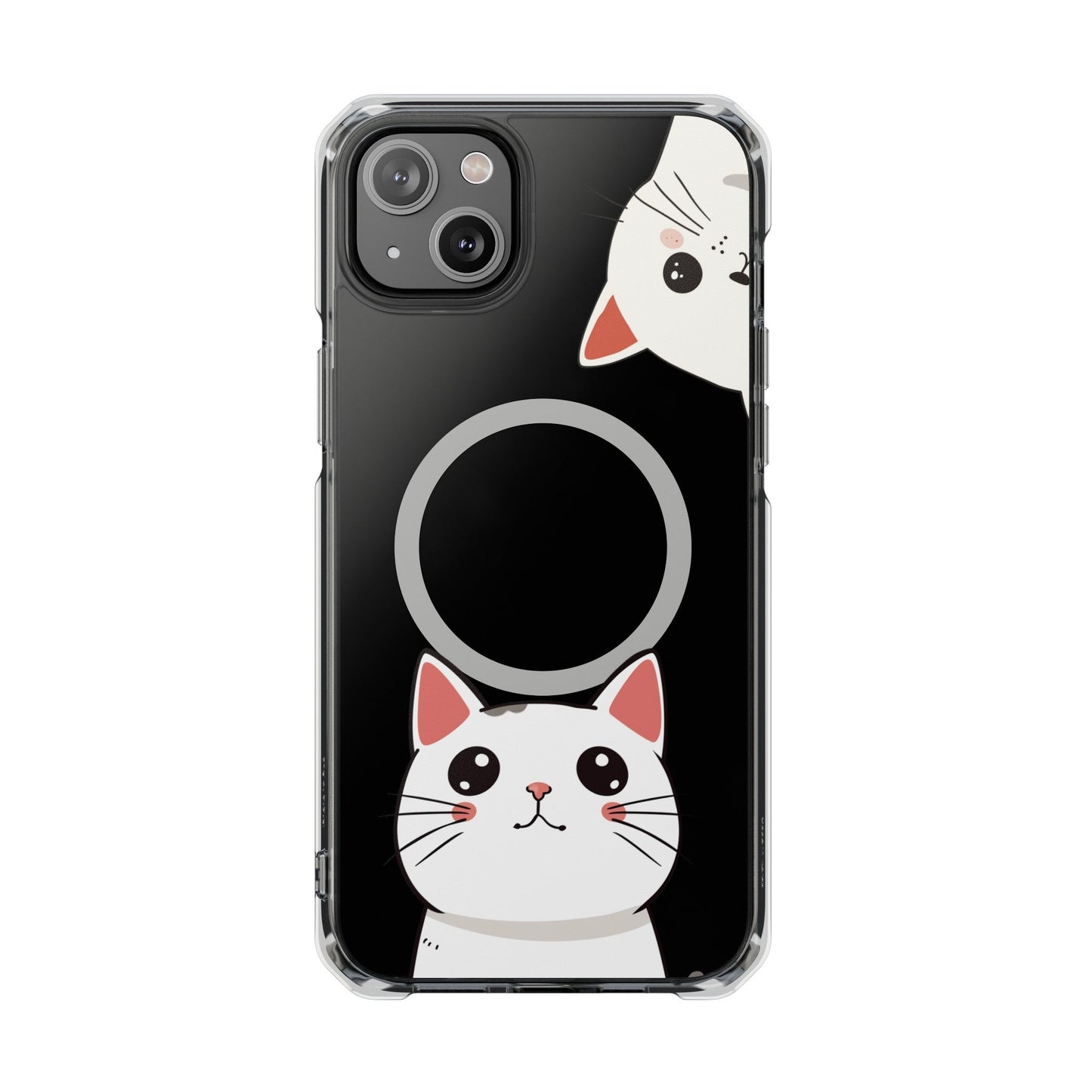 Oneticase Magnetic Case for iPhone with Cute Cat Close-Up Design