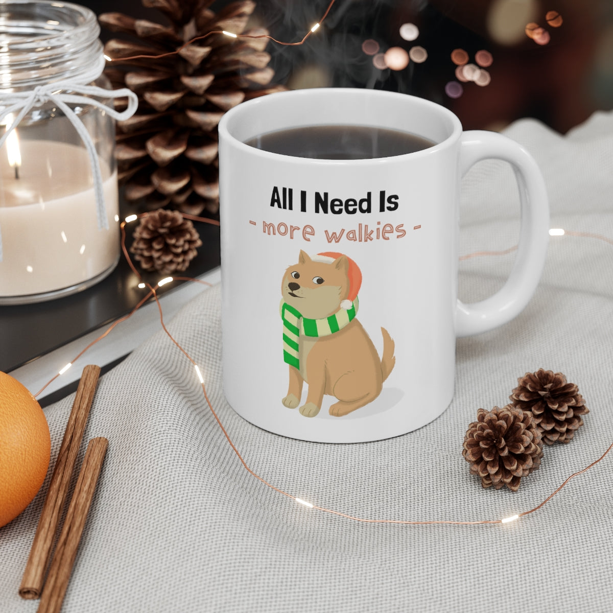 More Walkies Shiba Dog Mug: Embrace the Paw-some Journey!