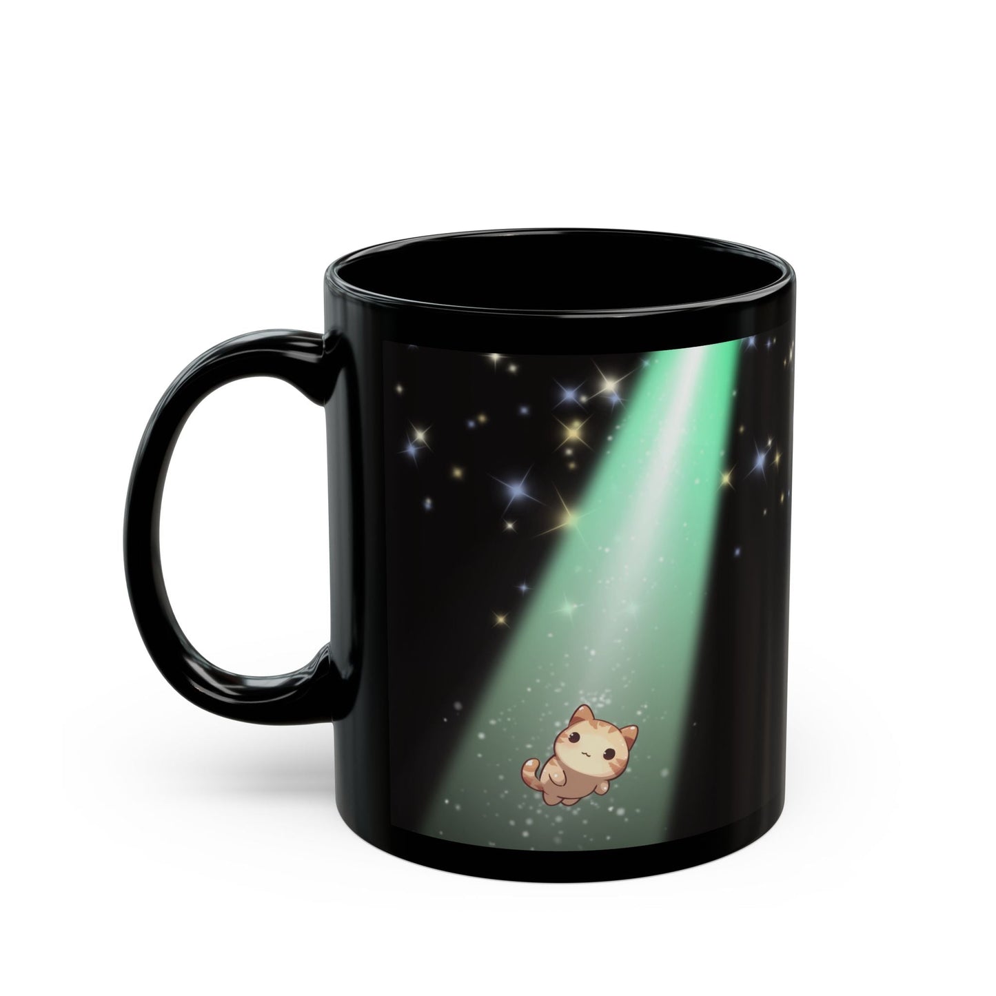 Cosmic Kitty Delight Coffee Tea Mug by Starry Fluff's