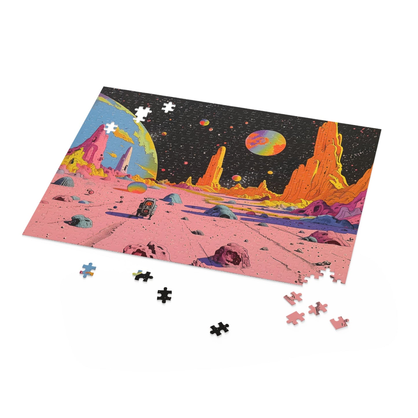 Space Age Robot Puzzle - 500-Piece