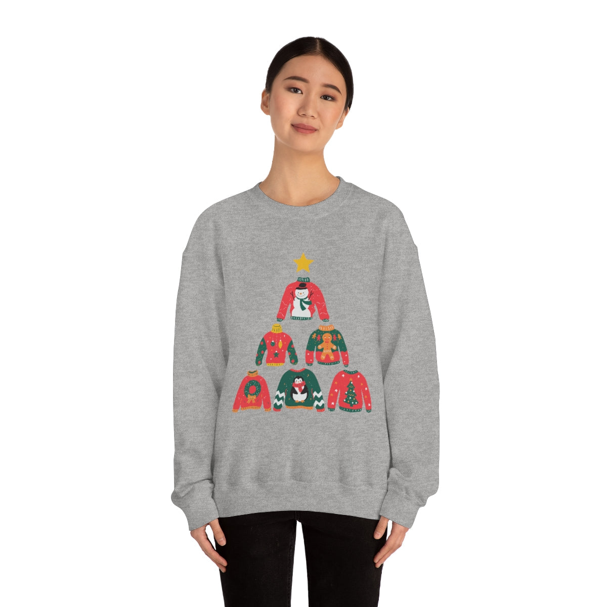 Christmas Tree Themed Women's Sweater