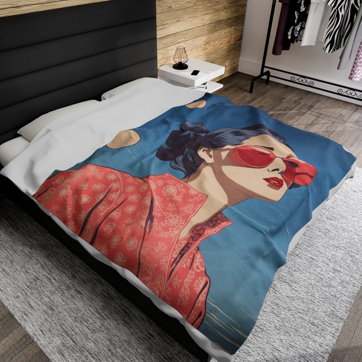 Sakura Blossom Japanese Style Blanket