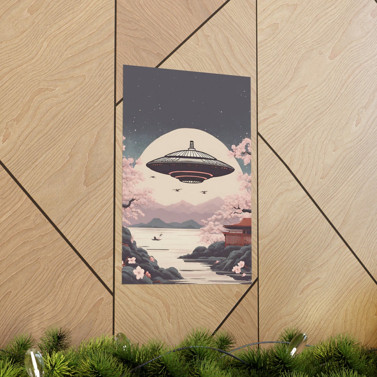 Japanese Vintage UFO Art Print