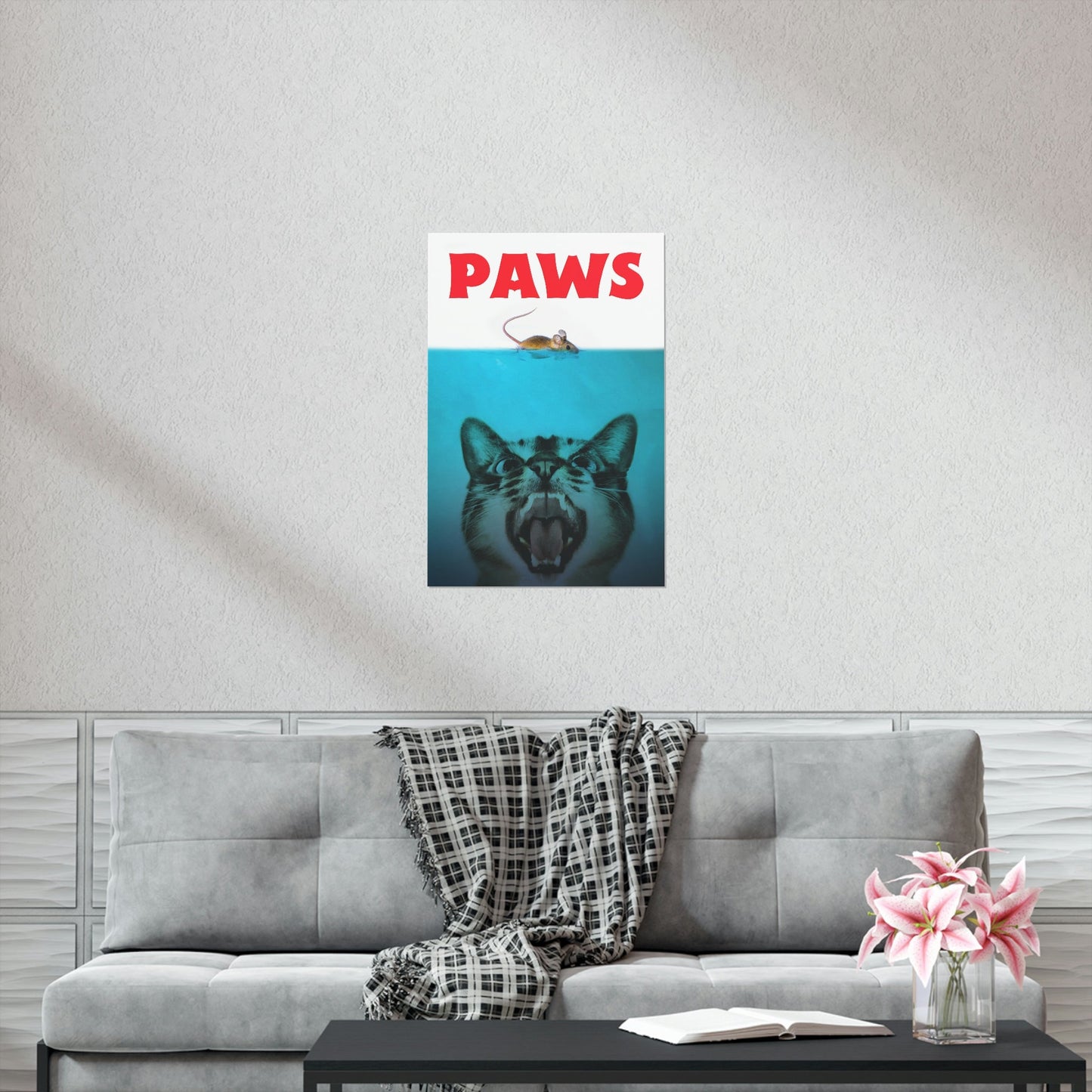 Movie Poster Featuring a Cat and Mouse Theme