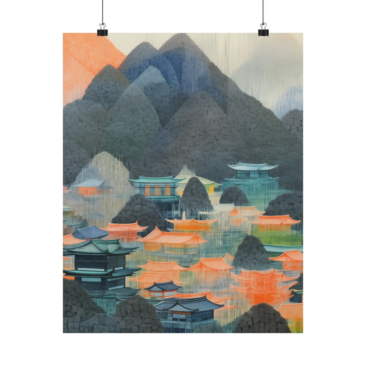 Landscape Art Poster from Japan