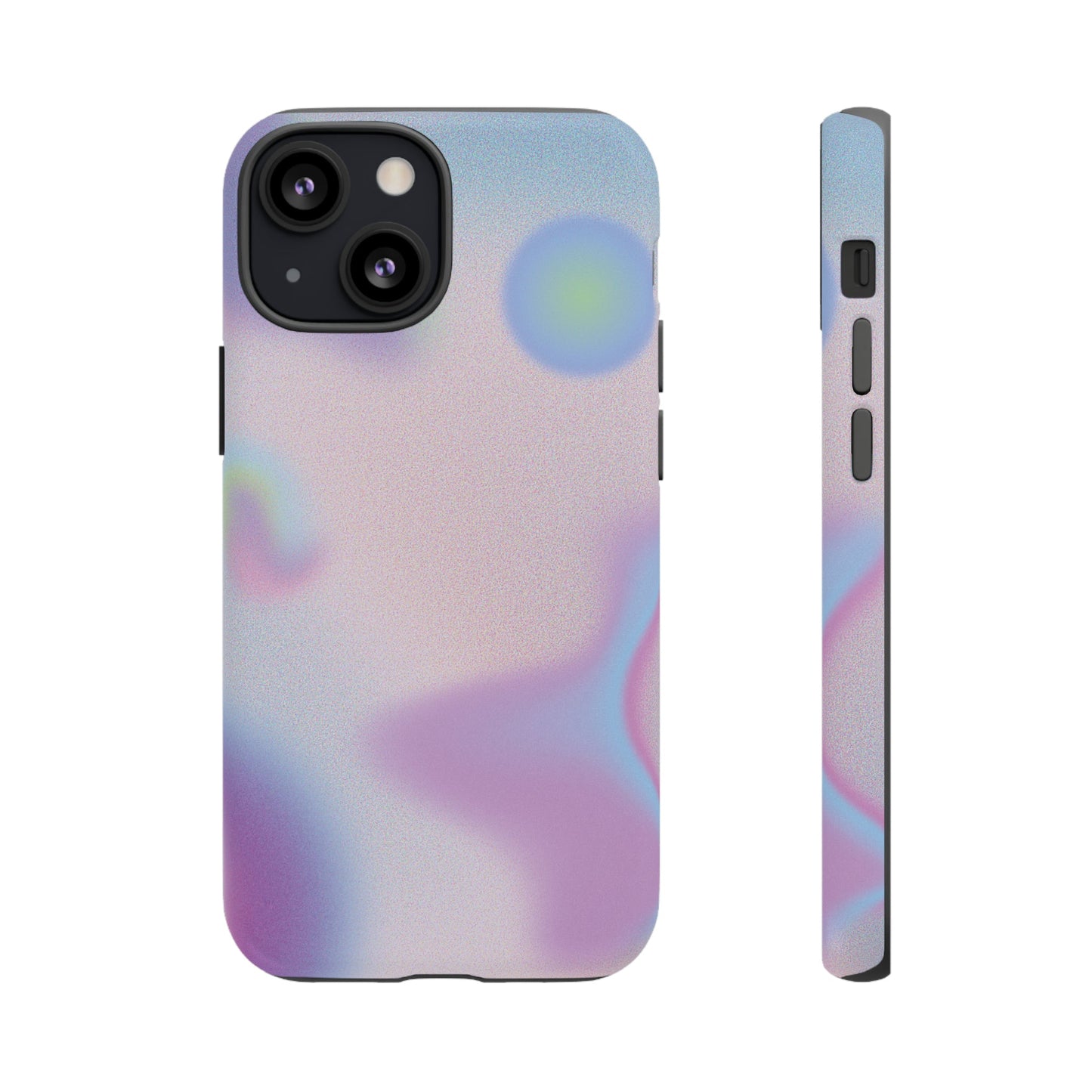 Floating Orbs Tough iPhone Case with Gradient Design