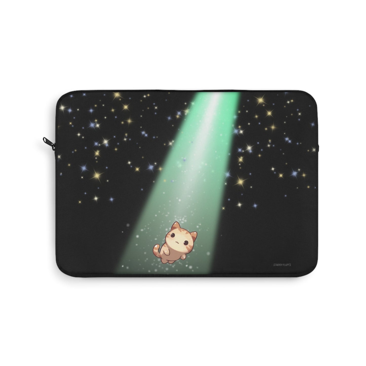 Cosmic Glow Laptop Cover by Starry Fluff