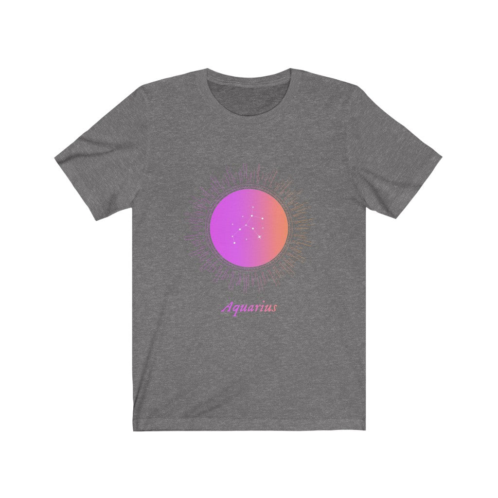 Gradient Zodiac T-Shirt for Women: Aquatic Horoscope-inspired Fashion
