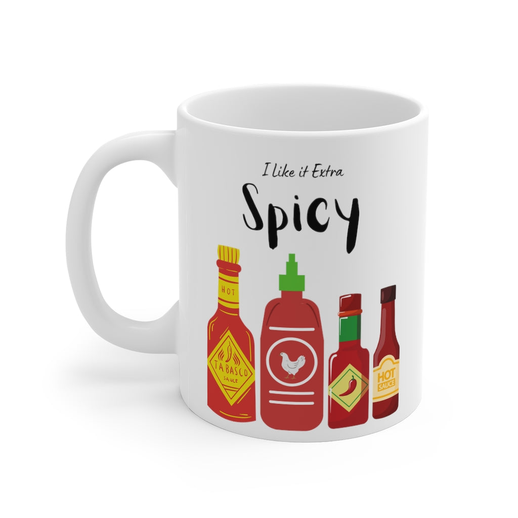 Extra Fiery Mug and Hot Sauce Combo