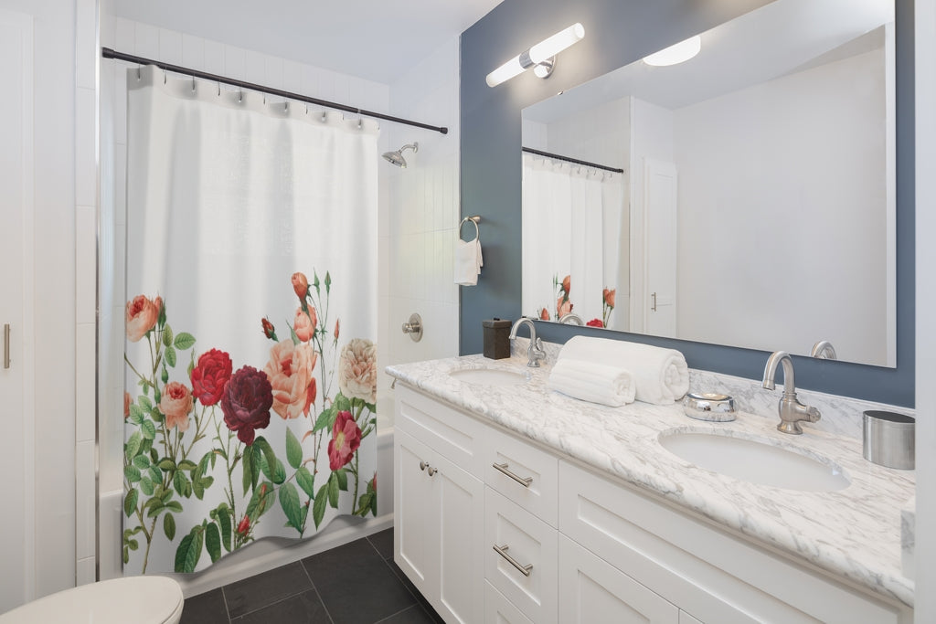 Decorate Your Home with Beautiful Rose Garden Shower Curtains