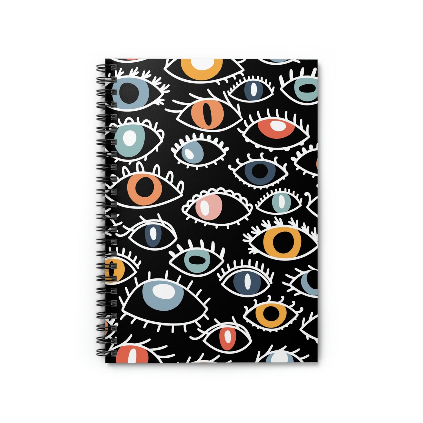 Spiral Notebook with Egyptian Eye Design