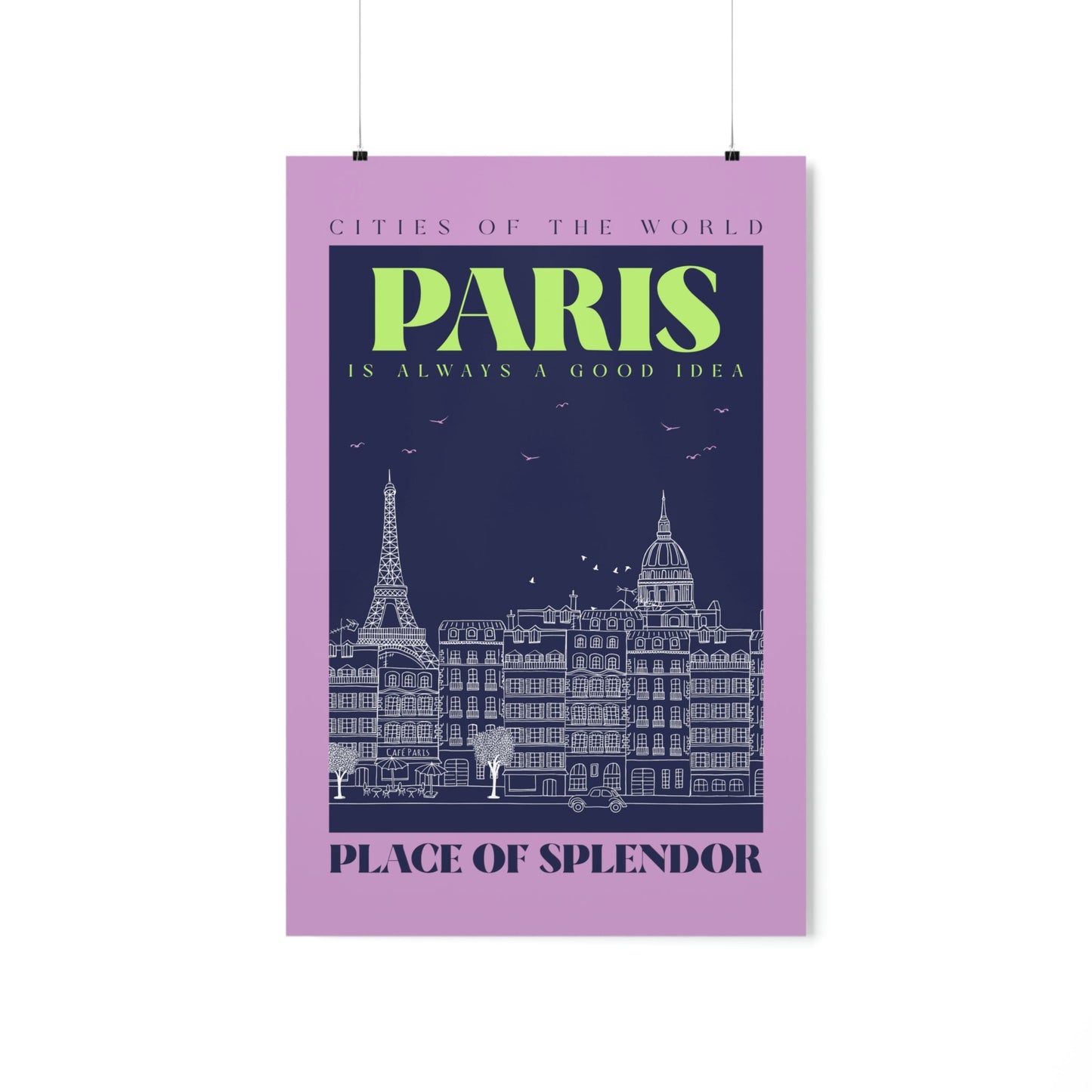 Cityscape of Paris Poster