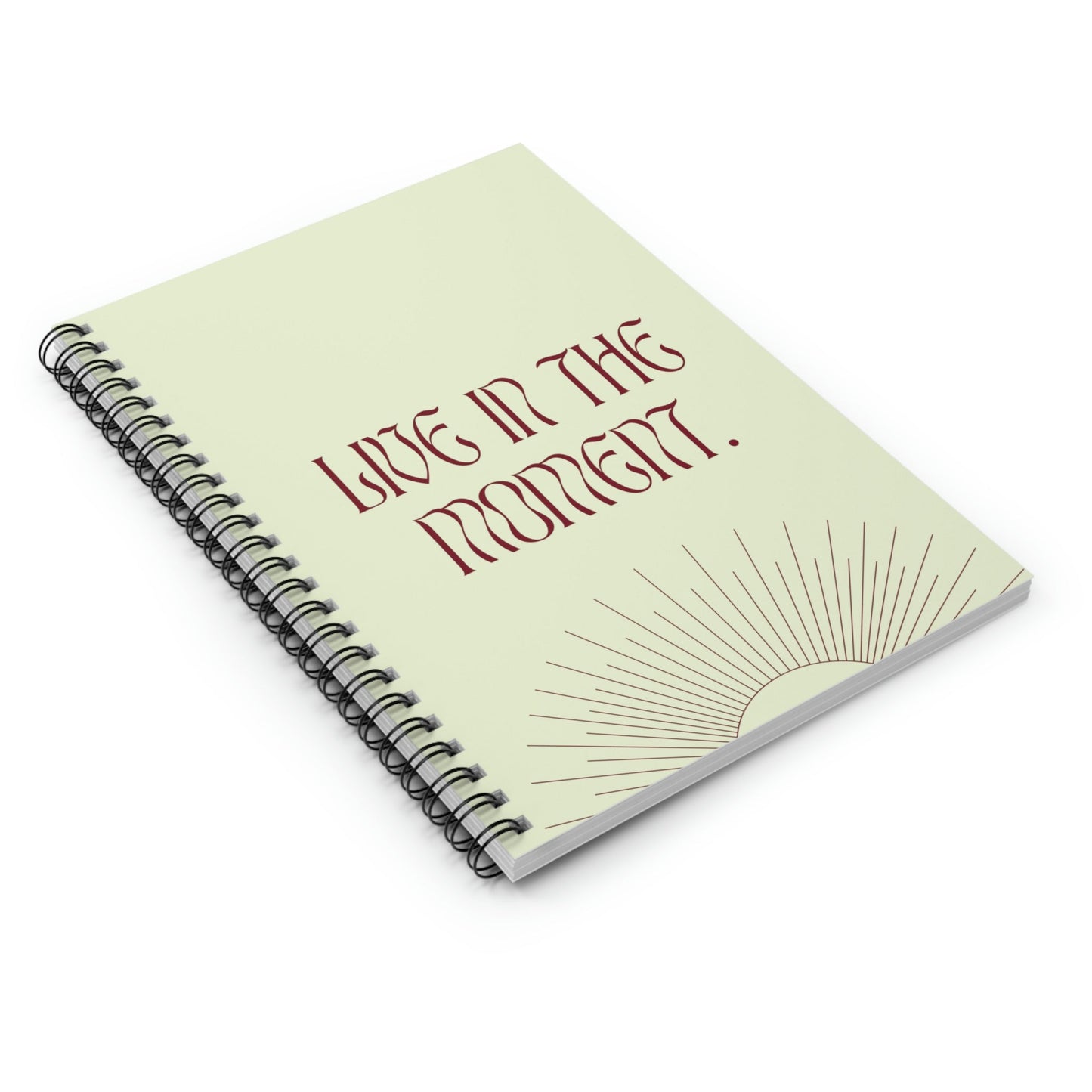 Embrace the Present Spiral Notepad