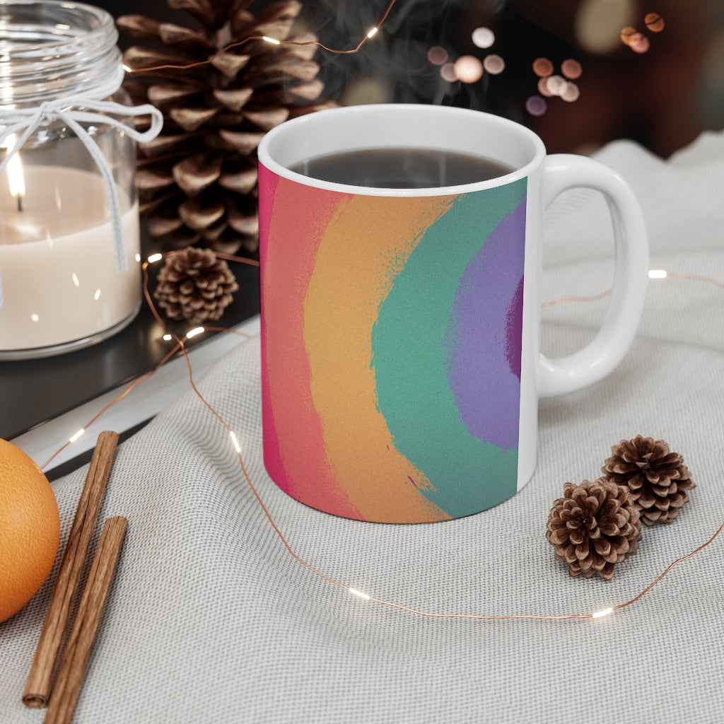 11oz Rainbow Love Wins Coffee Mug