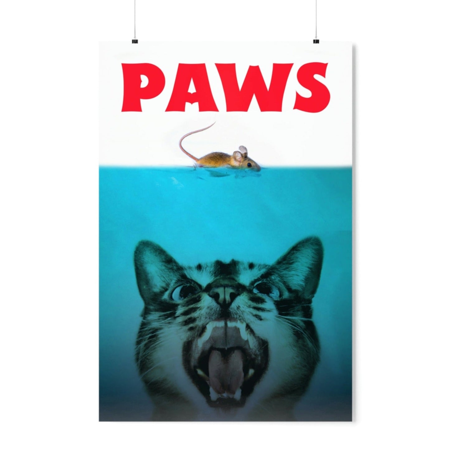 Movie Poster Featuring a Cat and Mouse Theme