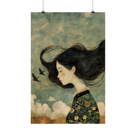 Girl Poster: Emotions in Tangle