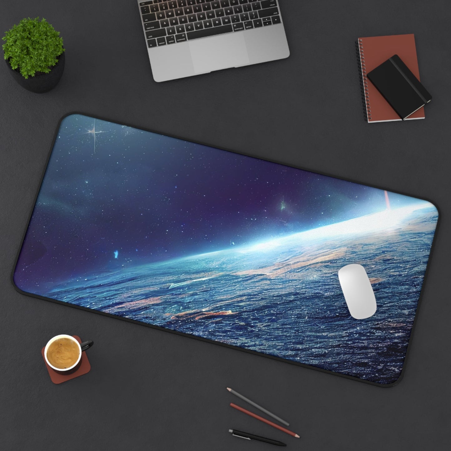 Earth Desk Mat - A Tranquil Yet Functional Addition to Your Workspace