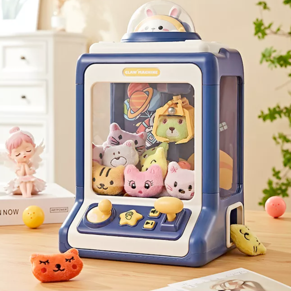 Compact Animated Entertainment Claw Game Device
