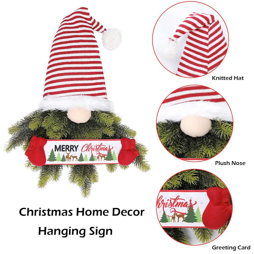 Holiday Gnome Wreath Decoration