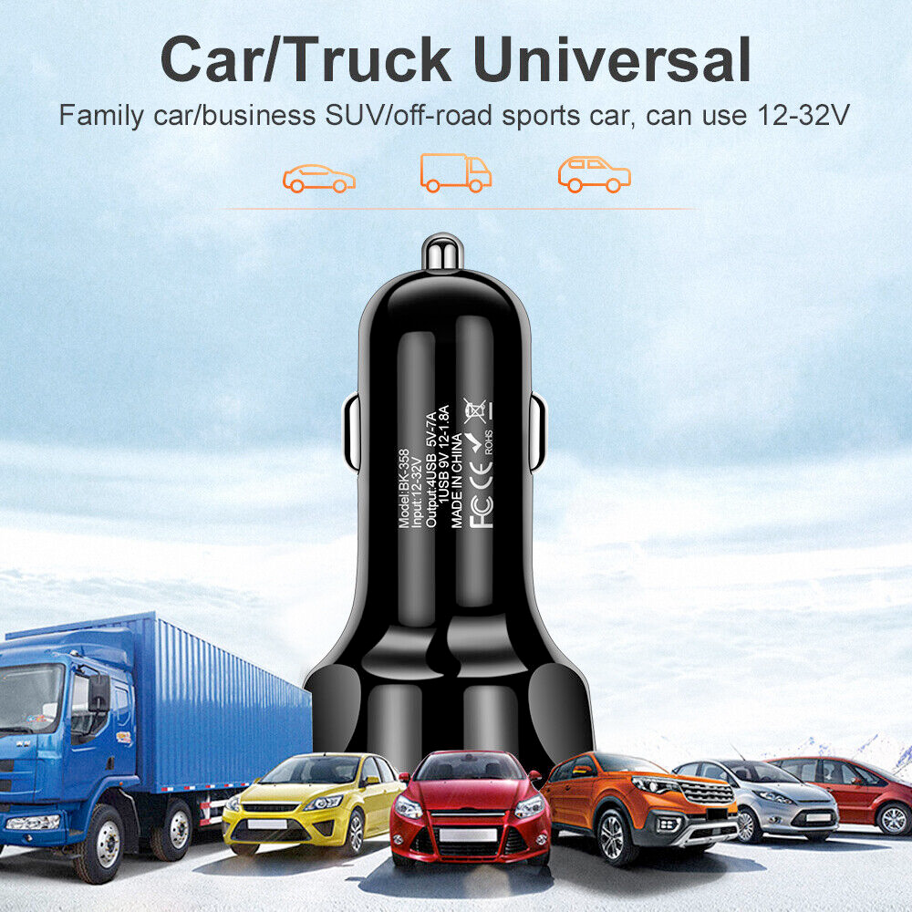Fast Car USB Charger with Multiple Functions for Rapid Charging