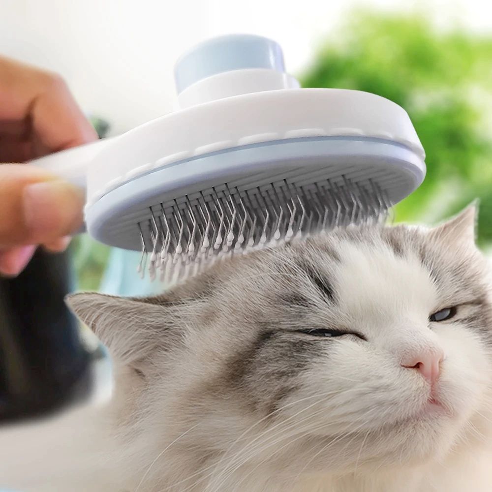 Fur Detangling and Relaxing Massage Brush for Pets