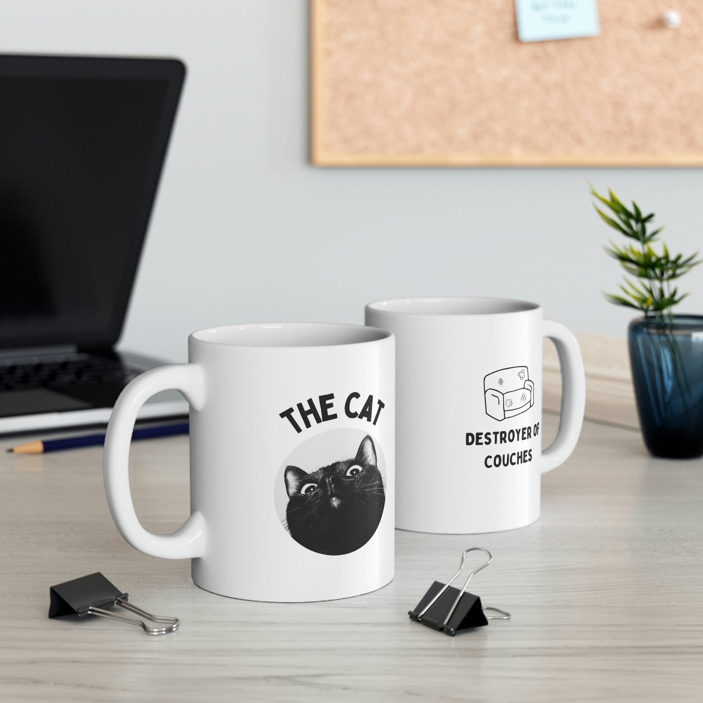 Couches Destroyer Cat Coffee Tea Mug