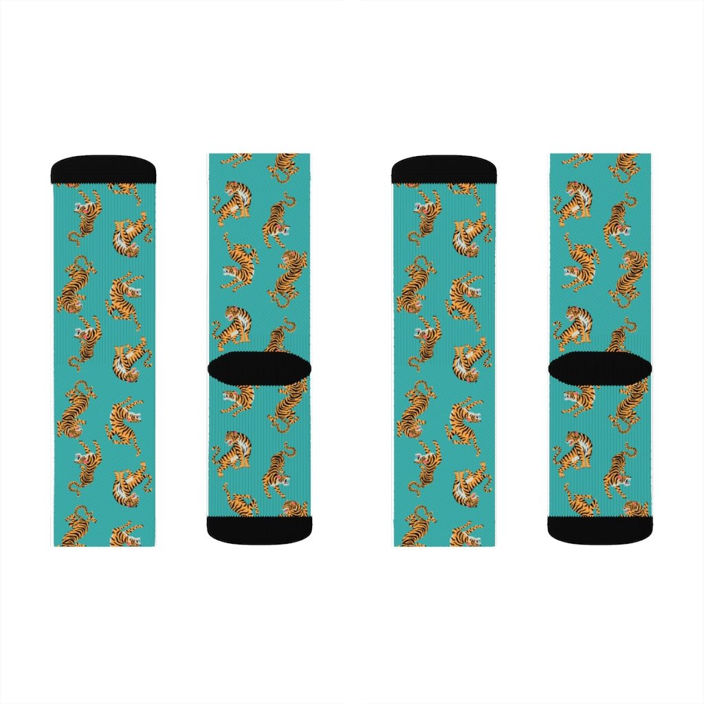 Fun Tiger Novelty Socks