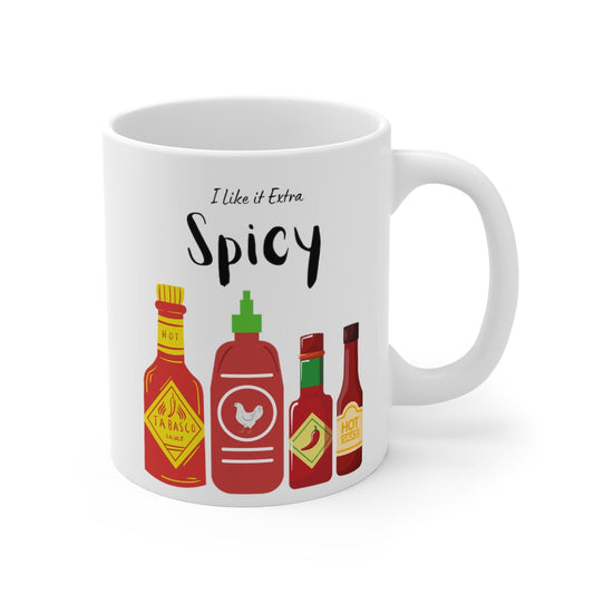 Extra Fiery Mug and Hot Sauce Combo