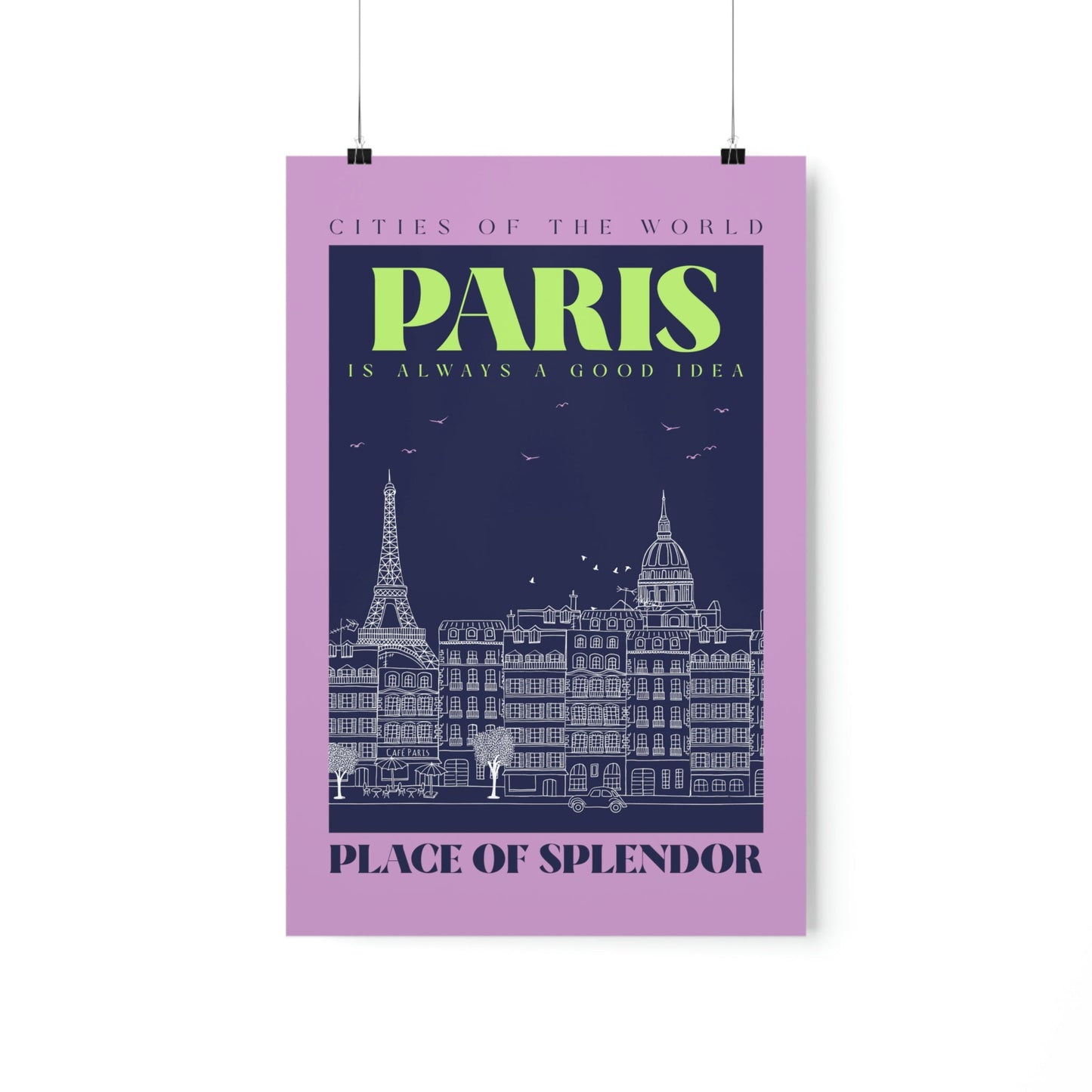 Cityscape of Paris Poster