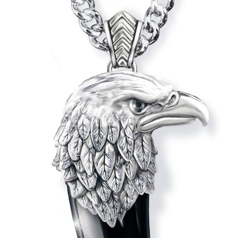 Necklace with Eagle Claw and Head Design