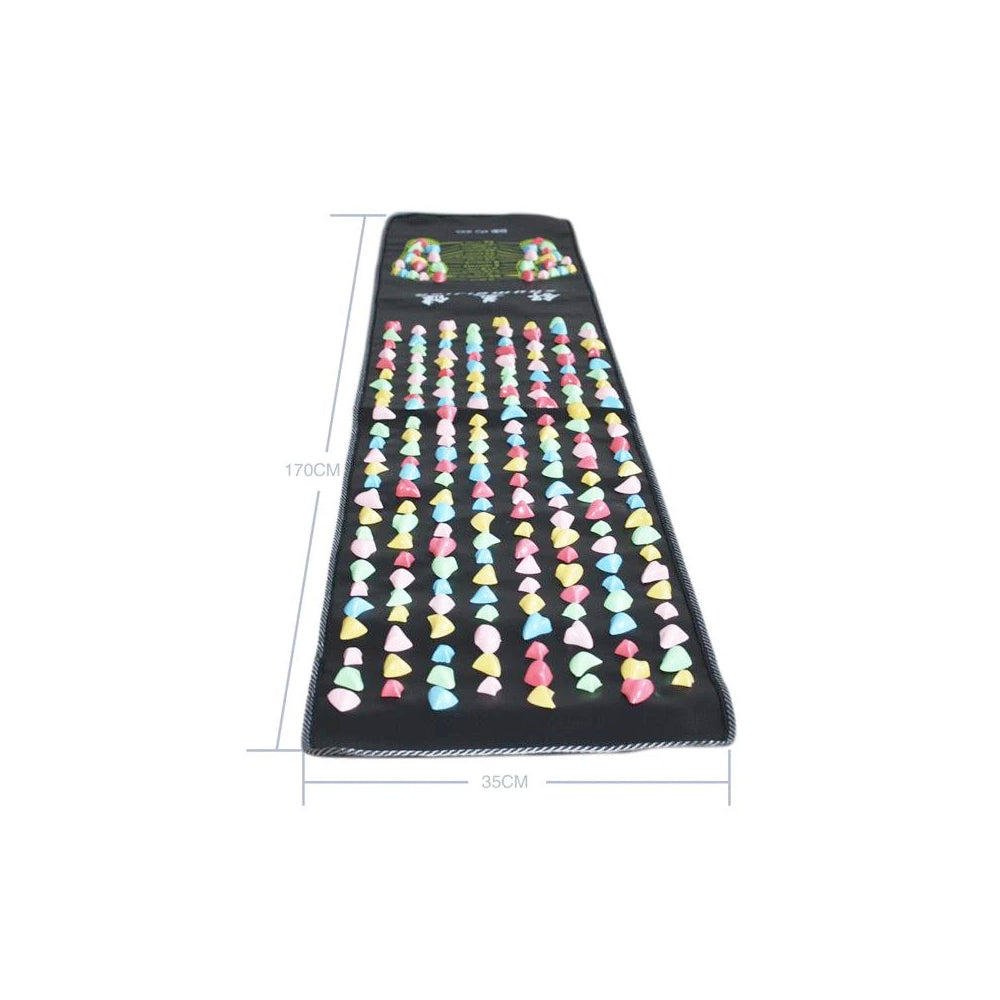 Colorful Health Mat for Foot Massage with Pebble Design