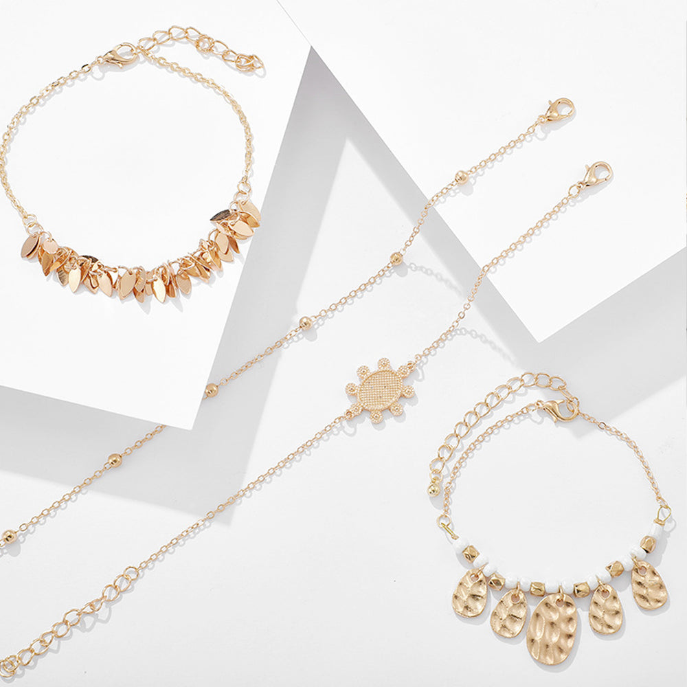 Stackable Bracelet Set - Liala Collection (4 Pieces)