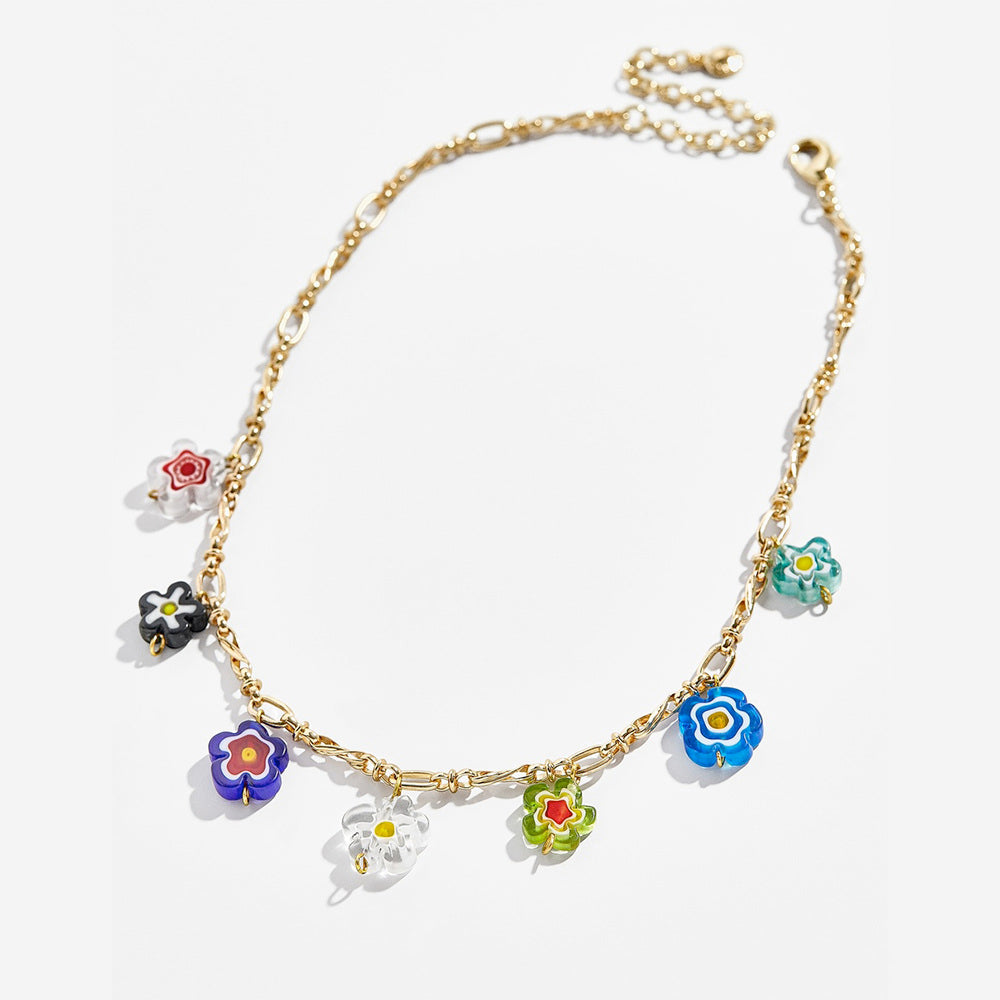 Layered Multi-Color 2 PC Necklace