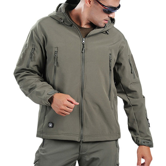 Wind and Waterproof Military-Inspired Men's Jacket