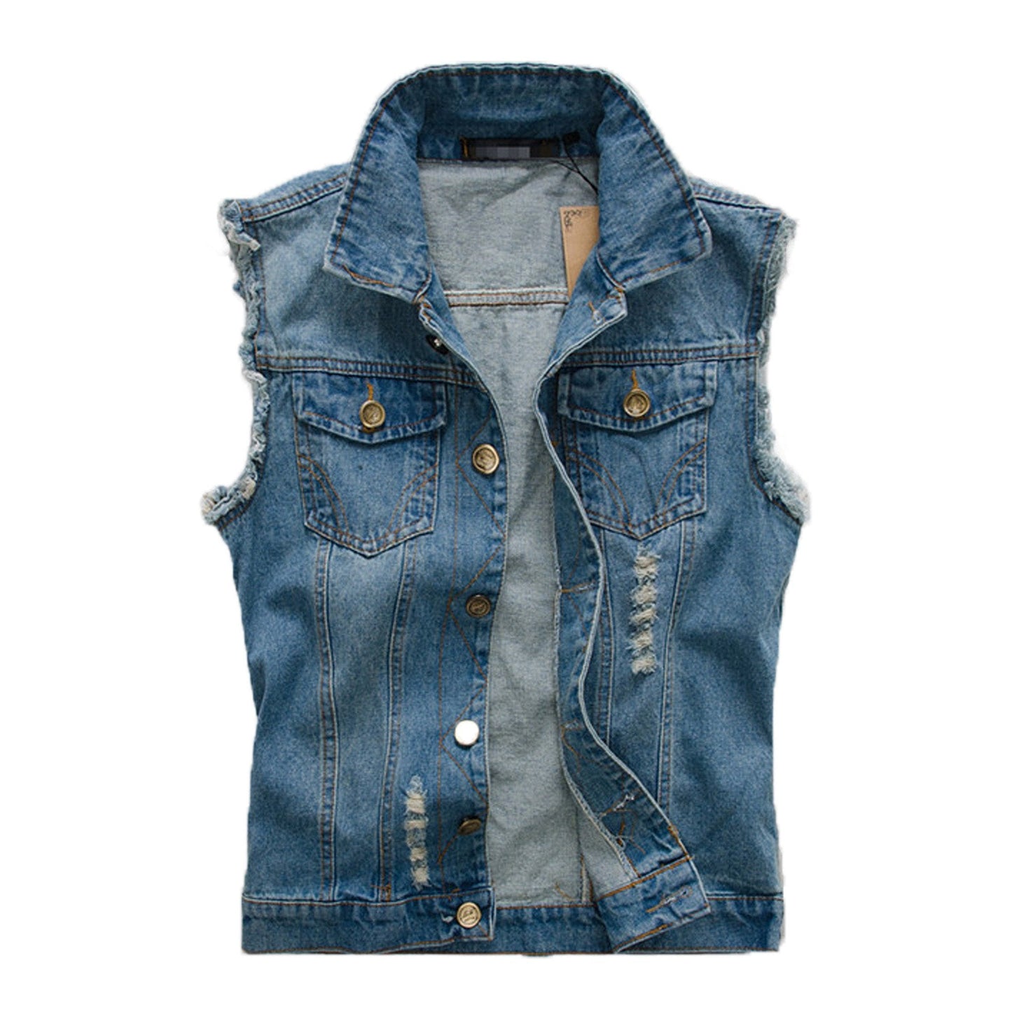 Street Style Denim Vest for Men