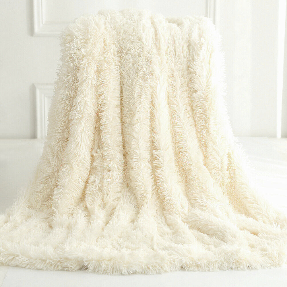 Cozy Faux Fur Blanket for Ultimate Comfort