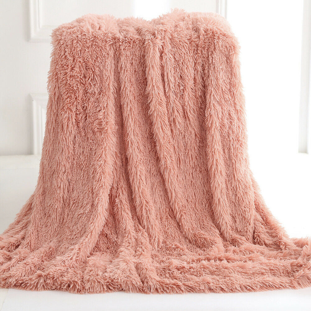 Cozy Faux Fur Blanket for Ultimate Comfort